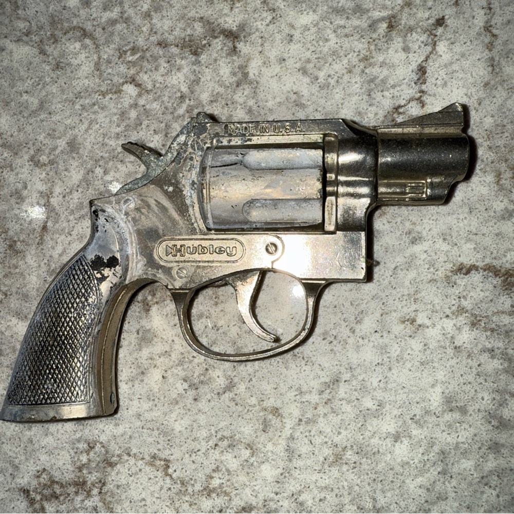 Vintage 1950s Diecast Hubley Trooper Toy Cap Gun PARTS ONLY Read